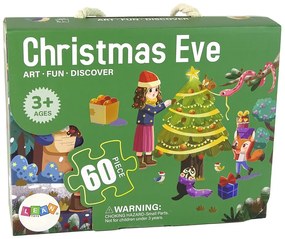 Lean Toys Vianočné Puzzle 60 dielikov