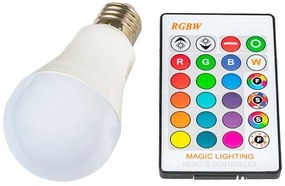 T-LED RGB LED žiarovka 5W E27 Farba svetla: RGB + studená bielá 021171