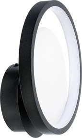 Toolight Toolight, LED nástenné svietidlo 21 cm, 8W, 500lm, APP1915-W, čierna, OSW-66061