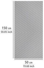 Sivá protišmyková podložka do zásuvky Wenko Anti Slip, 150 x 50 cm