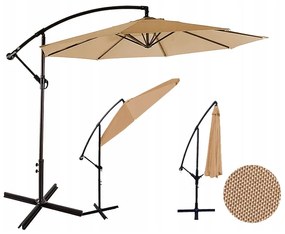 Záhradný slnečník Sunny - cappucino 300cm