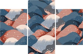 Obraz - Japonské vlny (90x60 cm)