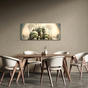 Obraz - Rozprávkové chalúpky (120x50 cm)
