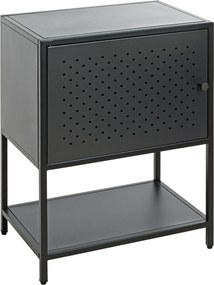 XXXLutz NOČNÝ STOLÍK, čierna, 45/60/30 cm - Nočné stolíky - 001931104211