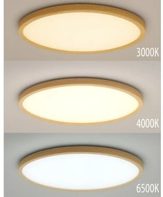 LED stropné svietidlo LED/32W/230V 3000/4000/6500K priemer 40 cm béžové