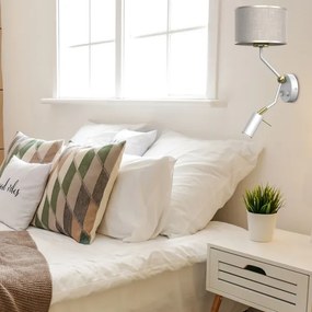 Nástenná lampička LINO 1xE27/40W/230V + 1xGU10/MR11/7W