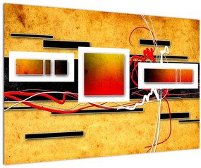 Obraz - Abstrakcia (90x60 cm)