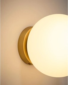 Biele/v zlatej farbe nástenné svietidlo ø 15 cm Brisia – Kave Home