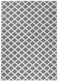 NORTHRUGS - Hanse Home koberce Kusový koberec Twin-Wendeteppiche 103126 grau creme – na von aj na doma - 200x290 cm