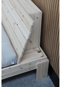 Dvojlôžková posteľ z borovicového dreva s roštom v prírodnej farbe 160x200 cm Layers – Karup Design