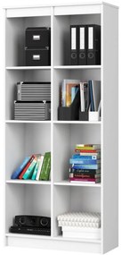 Knižnica Rexa 80 cm biela