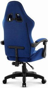 Herné kreslo HC-1000 Navy - zamatová látka