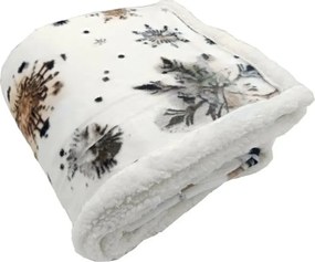 Jahu Deka z mikroplyšu – Severná vločka 150×200 cm