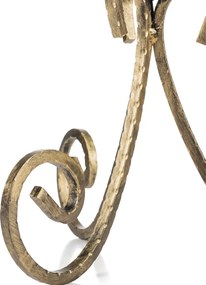 STOJAN NA KVETINÁČ QUINCY 77X35 CM ZLATÁ