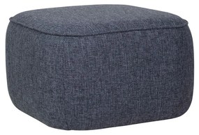 Hübsch Látkový taburet Cube Pouf Grey