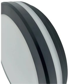 LED stropné svietidlo s pohybovým senzorom LED/20W/230V 3000/4000/6500K IP54 antracit