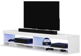 TV skrinka/stolík Violett 140 (s osvetlením) (biela). Vlastná spoľahlivá doprava až k Vám domov. 1098641