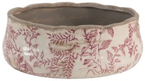 Keramický dekoračný obal na kvetináč s kvetmi Roset - Ø 15*7 cm