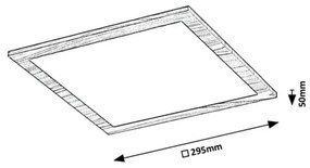 Rabalux 6907 stropný LED panel