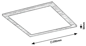 Rabalux 6907 stropný LED panel