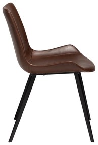 Hnedá jedálenská stolička Hype – DAN-FORM Denmark