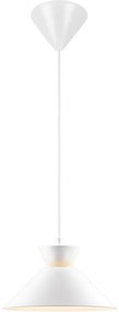 Nordlux - Luster na lanku DIAL 1xE27/40W/230V pr. 25 cm biela