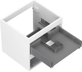 Mexen Box-A, závesná skrinka 50 cm, 2 zásuvky, biela matná, 91AX0-0500-470-2-01