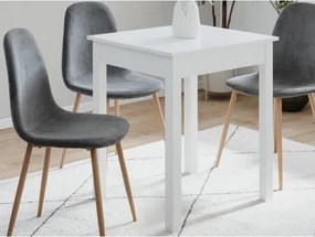 Jedálenský stôl Capri 60x67 cm, biely%