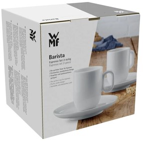 Biele porcelánové šálky v súprave 2 ks na espresso 60 ml Barista – WMF