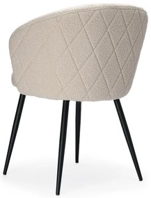 Jedálenská stolička HAMPTON teddy boucle, béžová