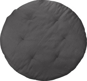 Detská ľanová podložka na hranie grafitová