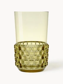Poháre na vodu so štruktúrovaným vzorom Jellies (4 ks)