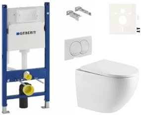 Závesný wc set do ľahkých stien / predstenová SAT SIKOGESREX67D01, 1 ks