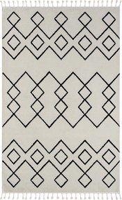 My Flair, Kusový koberec Moroccan Dream weiß, 160x230, čiernobiela, obývacia izba