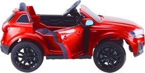 LEAN CARS Audi Q7 Červená lakovaná batéria