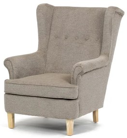 Autronic BONTEC Kreslo ušiak, béžová látka, AK-388 BGE2 Farba: Čierna