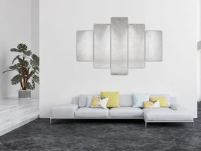 Obraz - Betónový múr so svetlami (150x105 cm)