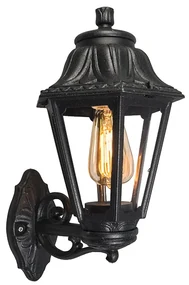 Rustikálna vonkajšia nástenná lampa čierna IP44 - Anna