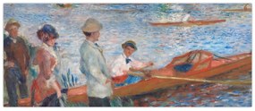 Obraz - Auguste Renoir, Oarsmen at Chatou, reprodukcia (120x50 cm)