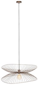 Dizajnové závesné svietidlo bronzové 66 cm - Pua
