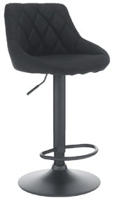 Kondela Barová stolička, látka čierna/čierna, TERKAN 67507