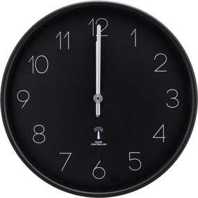 XXXLutz RÁDIOM RIADENÉ HODINY čierna 37,8 cm Ambia Home - Hodiny - 009007001301