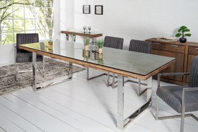Jedálenský stôl EUPHORIA BARRACUDA 240 cm recyklované masívne teakové drevo 40 mm