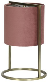 Stolná lampa SANTOS, Old bronze/Old Pink, Výška 35 cm