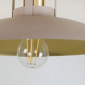 Brilagi - Prisadený luster FLAMENGO 1xE27/60W/230V béžová