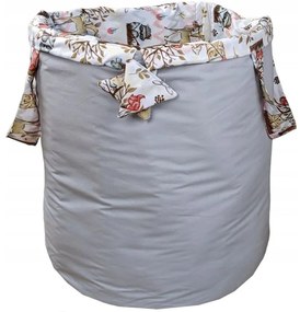 Detský kôš na hračky ANIMALS - LES - šedý