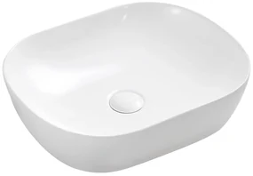 Mereo Mereo, Umývadlo na dosku bez prepadu, 465x375x115 mm, okrúhle, keramické - pre zaslanie na palete, MER-UC473812O