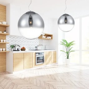 Dizajnový luster Iris 30 chróm