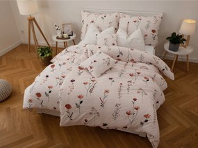 Francúzske obliečky Mako jersey – Vlčie maky béžové