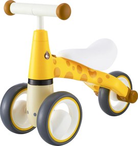 ECOTOYS odrážadlo Žirafa – balančný bicykel 12–36 m, EVA kolesá, ľahký 2 kg